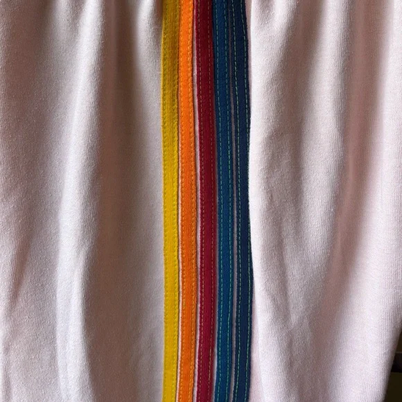 Aviator Nation 5-Stripe Sweatpants l Light Pink l XL - Picture 12 of 15